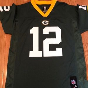 Aaron Rodgers Packers size Kids L football jersey